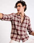 Cotton Blend Full sleeves Shirt- Checked