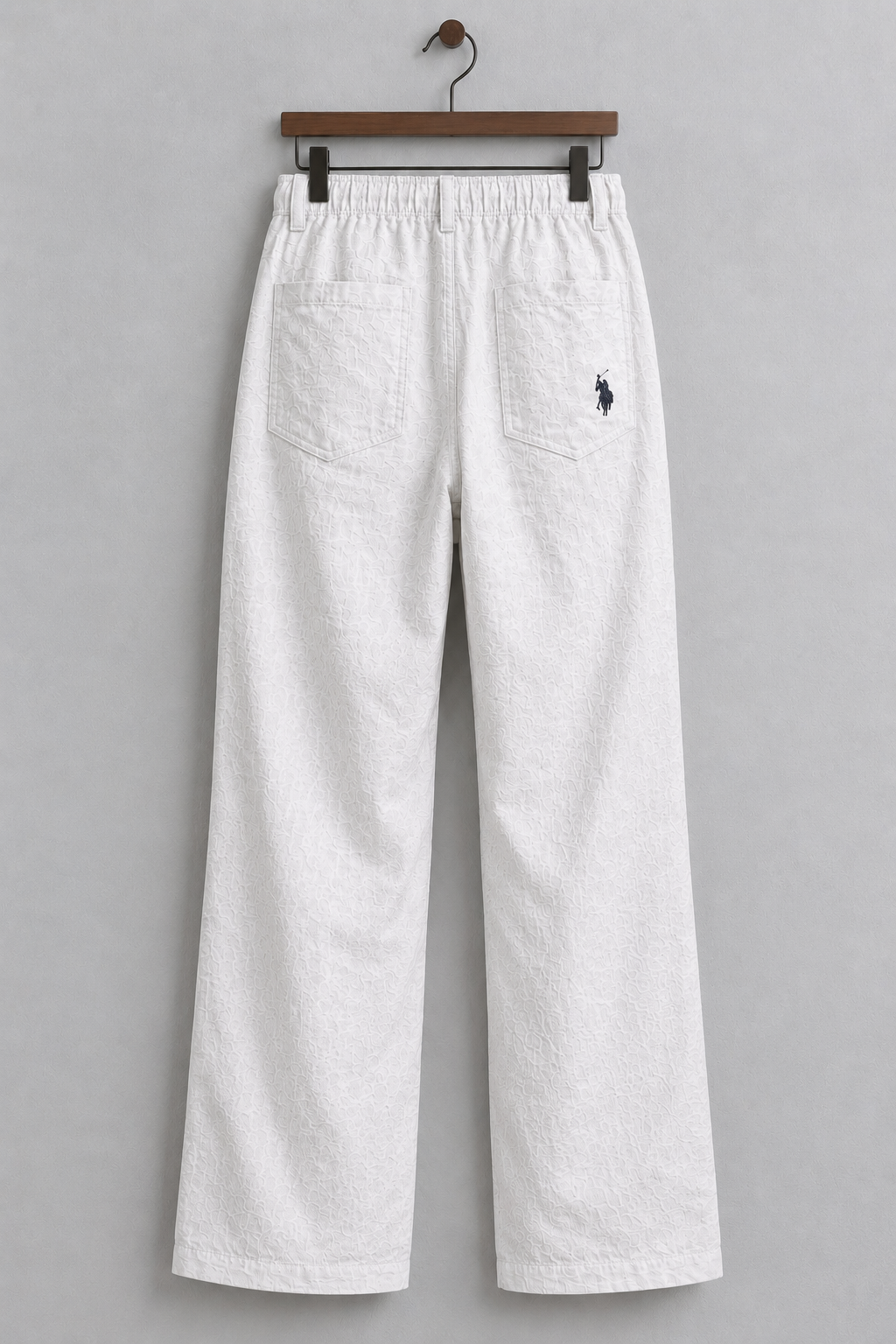 Men's Cotton Linen Trouser - White
