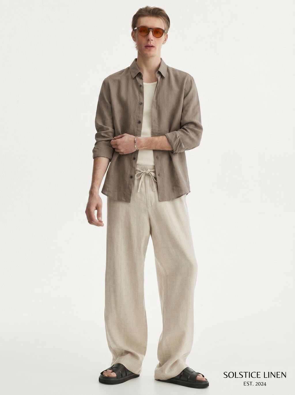 Linen trouser and shirt -Combo