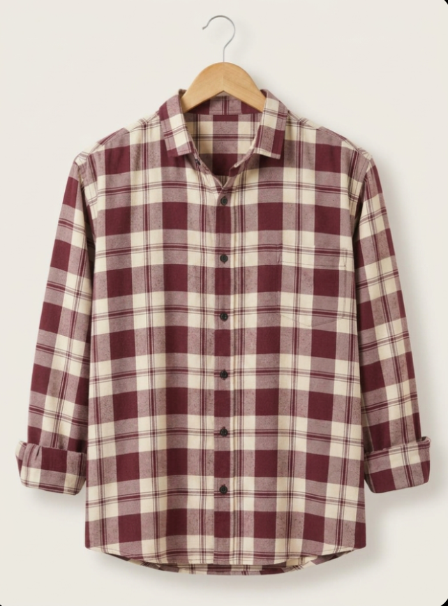 Cotton Blend Full sleeves Shirt- Checked